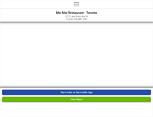 Tablet Screenshot of maimaitoronto.com